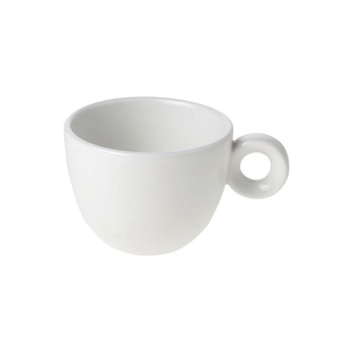 Bola Kaffeetasse in weiß mit Druckoption